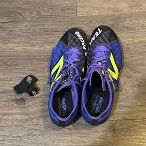 New Balance Racing Shoes in Black and Neon Yellow